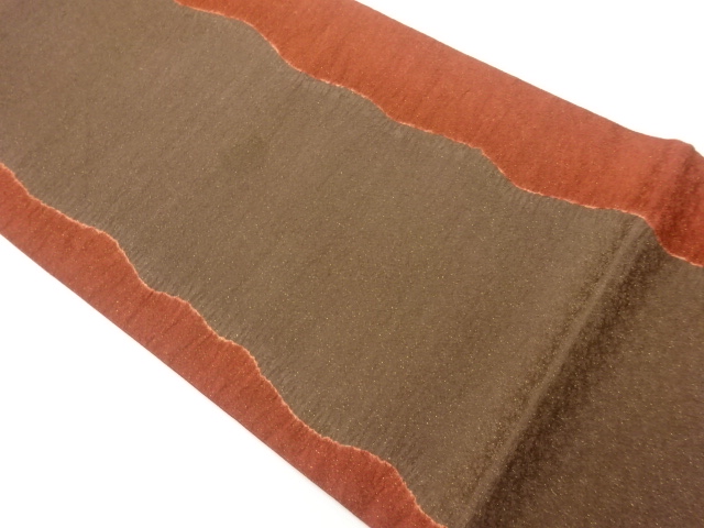 JAPANESE FUKURO OBI / MATELASSE / WAVY STRIPE